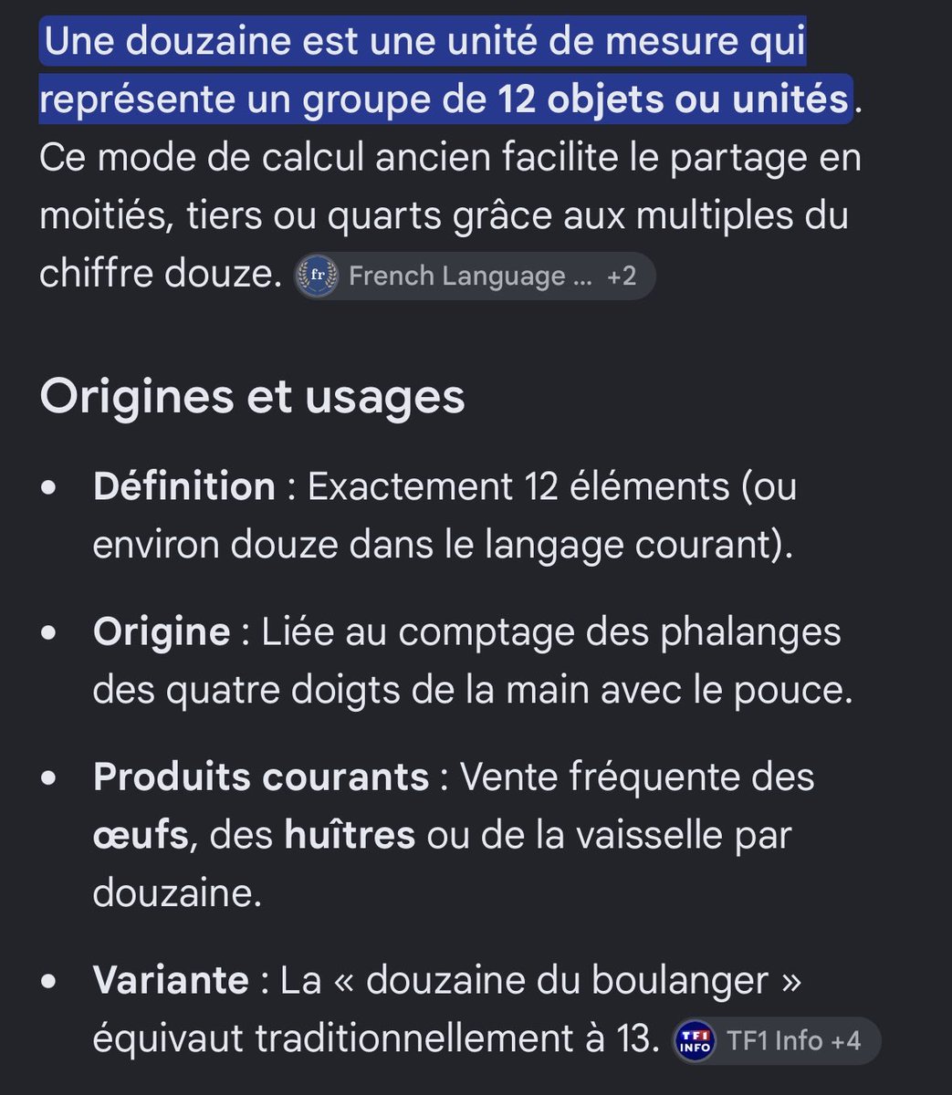 twnguy's tweet photo. @SystemeBrut @QuetzaIc0atl Pas du tout, à une époque on mesurait par douzaine, et c’est resté pour certaines choses (huîtres, oeufs…)
Quel subconscient se ferait tromper en entendant « demi-douzaine » sérieux, il faut même pas une seconde pour le comprendre… https://t.co/V3tzhA4QoM