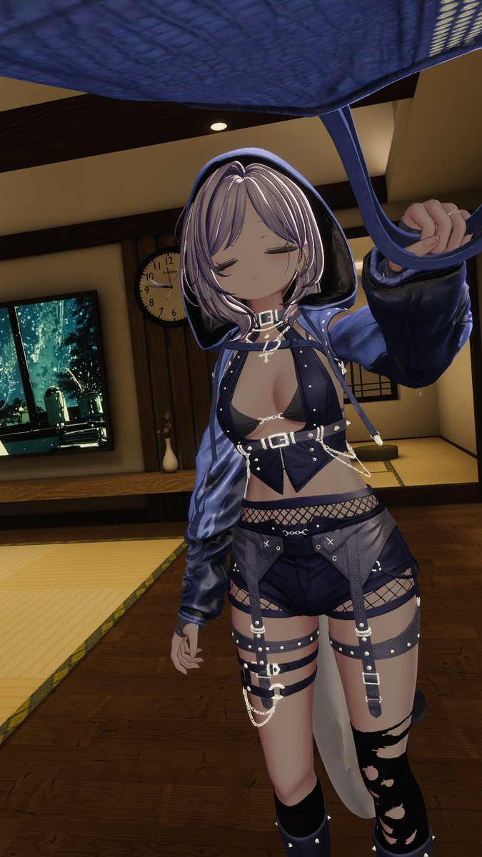 vrmomonga's tweet photo. よるあげ差分
「どこみてんのよ、もうっ!」
#VRChat #rurune3D
#SAV_AGE https://t.co/L5IeF95ugw