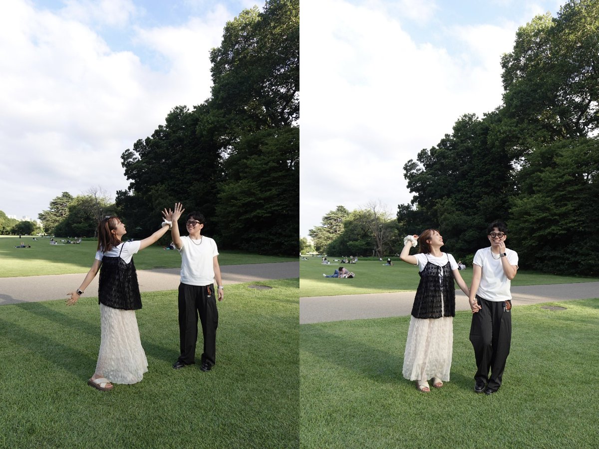 goro_mitsu04's tweet photo. 新宿御苑〜🌳 https://t.co/nb1IX2OnB7