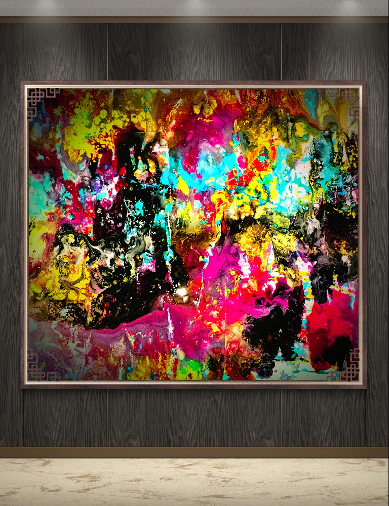 RaeRalphlky3's tweet photo. Immerse in the messy beauty of abstract drip painting right here—every splash tells its own bold story. Come feel art with all your senses!， https://t.co/Fx51tUjvGm