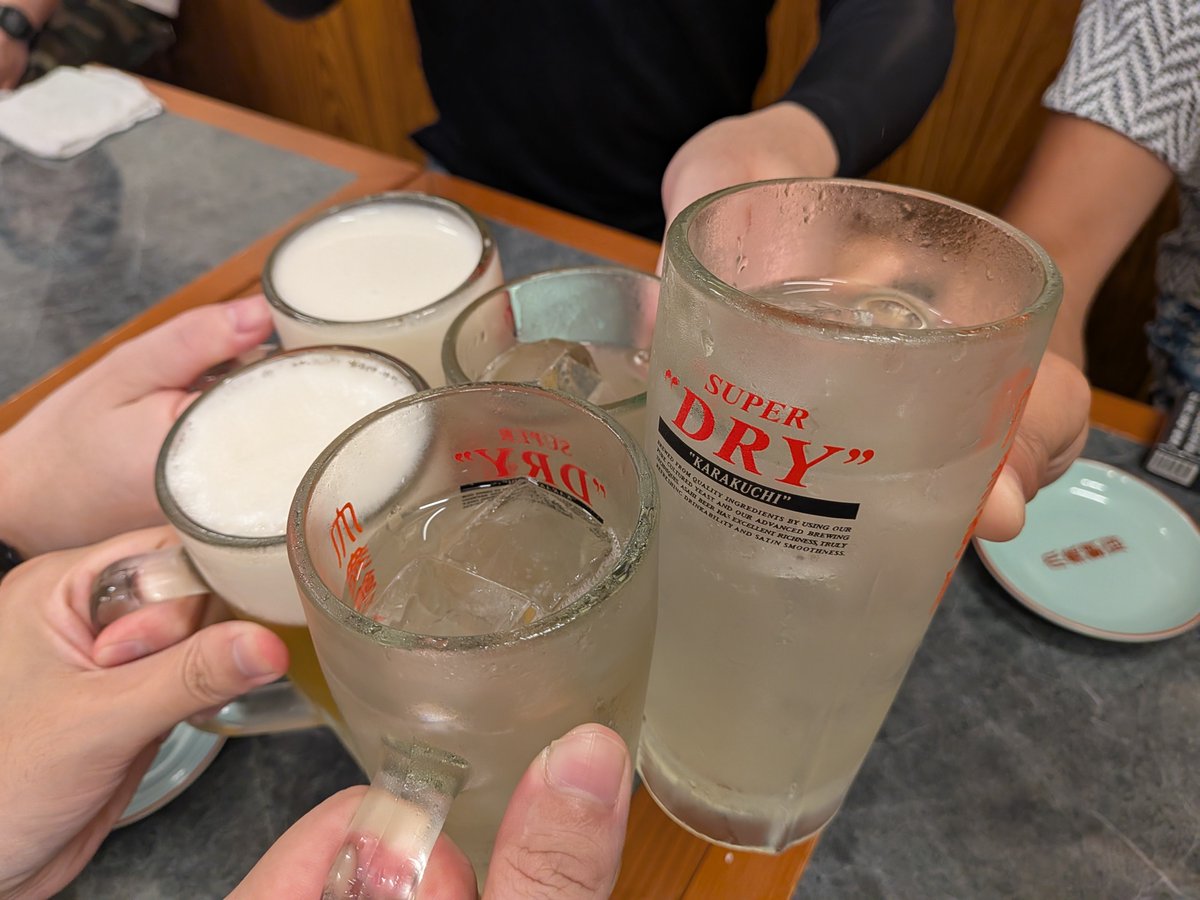 PRISE028's tweet photo. 3日連続での飲み会ありがと〜！
次は13日に！！ https://t.co/QzXSGQkCPK