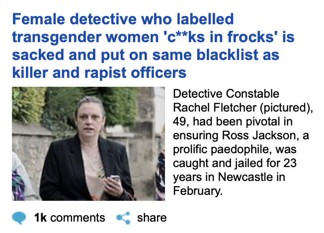 joshxhowie's tweet photo. Detective Constable @rachelsfletcher catches pedophiles and rapists, and then for joking and calling out facts, is fired and treated like one. She will be on Free Speech Nation tonight. @GBNEWS 7-9pm. https://t.co/8BKM3RKt54