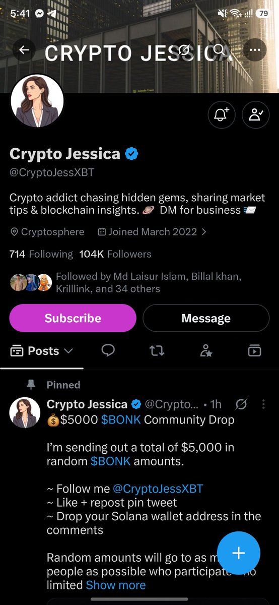 MdSolyman46's tweet photo. @CryptoJessXBT @bonk_inu Done

33AHgEqTjRGQvRwwcfWGwqwxMa2hmsZy7ZTVrYHFyJG1 https://t.co/HXcpfjGHuV