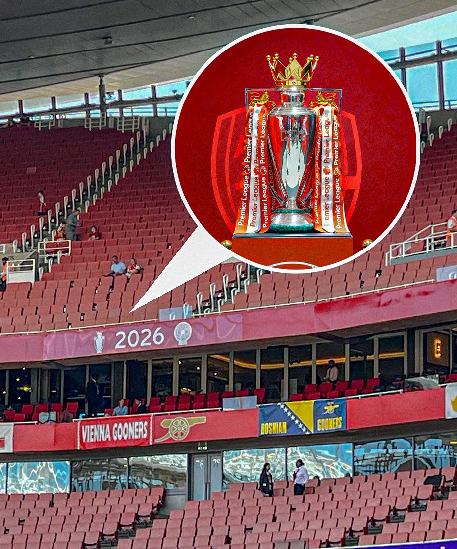 now_arsenaI's tweet photo. 2026. 🥹🏆

It’s here and it’s beautiful. https://t.co/LBAHzGs16o