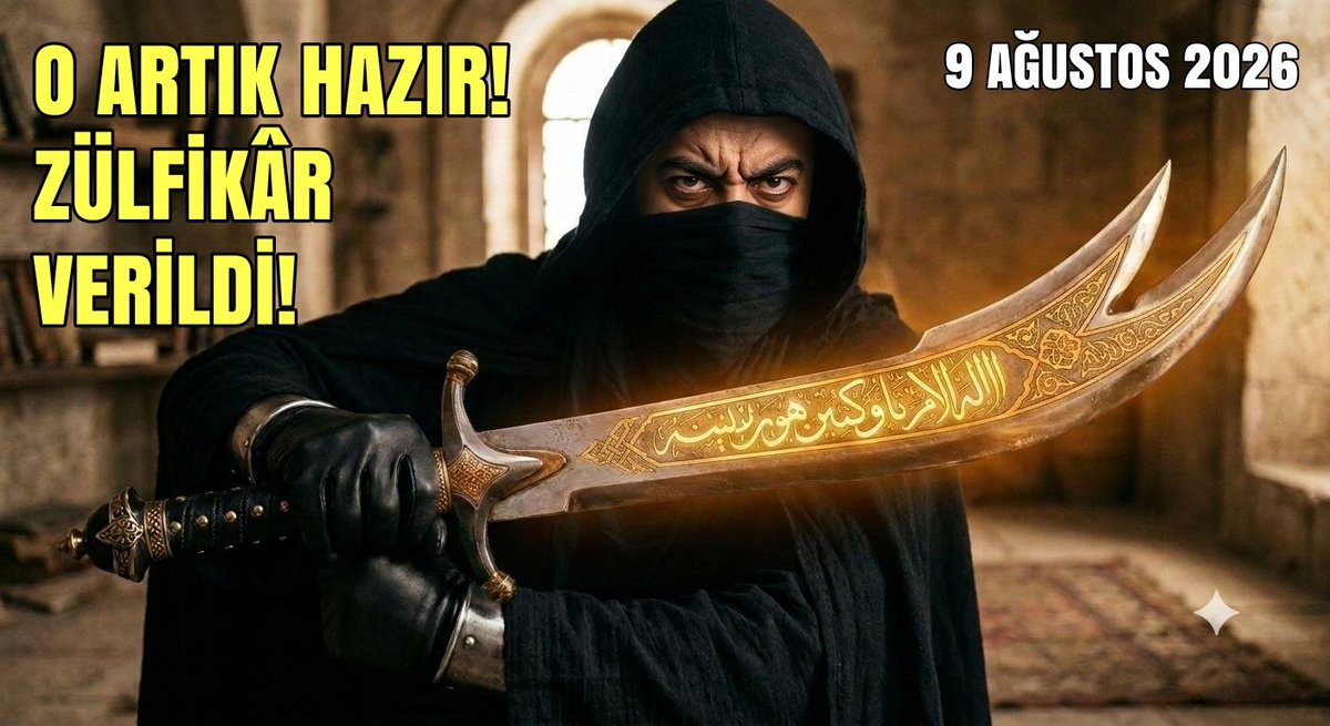 TahirSimsek's tweet photo. O ARTIK HAZIR!

MANÂDA ZÜLFİKÂR O'NA VERİLDİ!
👇
https://t.co/QFTgN9GpJ2 https://t.co/VMr4bLOGcT