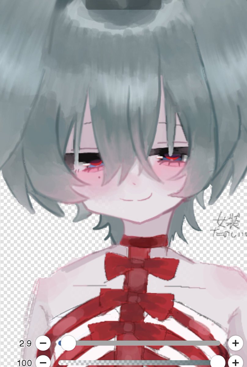 t_nk0922's tweet photo. 超久々にちゃんと厚塗りしようと思ったら慣れてなさすぎる https://t.co/23K7T2hMDv