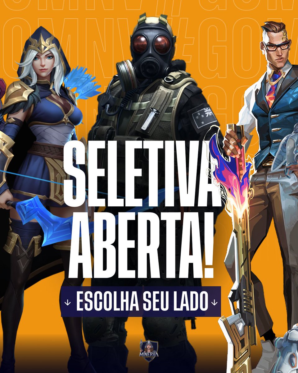 minervaesports's tweet photo. Atenção!  Sua oportunidade de fazer parte da maior atlética de esports do RJ! 
Mais de VINTE modalidades e cargos para você 🫵
📌 Players exclusivos para alunos UFRJ
📌 Staff Aberto para todos!

#gomnv #ufrj https://t.co/FBP3CZGvsA