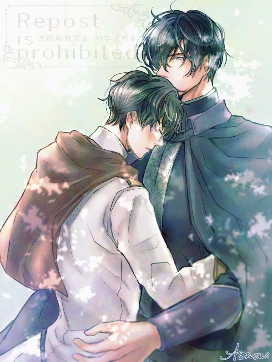 remon_uri's tweet photo. ハグの日ですね✨️ということで結構昔の絵ですが…８月はなかなか絵をあげれないので再掲！
近藤さんからのハグいい🥰 https://t.co/KaGRUx3F2x