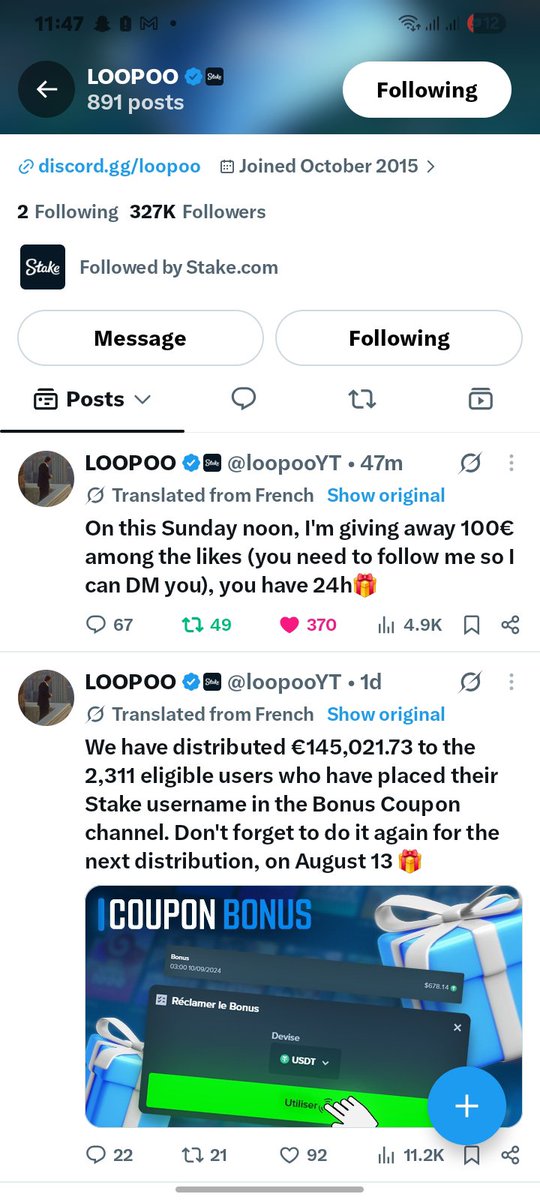 TaiwoAde98's tweet photo. @loopooYT Comme j'aimerais recevoir votre bénédiction, roi !🙏🏻Merci beaucoup, légende🫶 https://t.co/dTTYmpGF8t