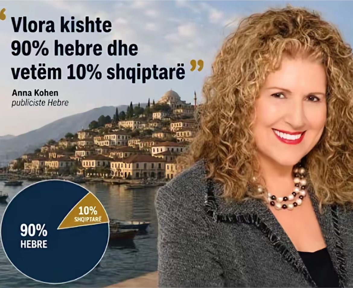 IllyrianMxntana's tweet photo. „Vlora had 90% Jews and only 10% Albanians“ - Anna Cohen

These filthy Jews already started their Propaganda. Albania will be Palestine 2.0 if Albanians wont react immediately and kick them out. https://t.co/EHb2XumWvV