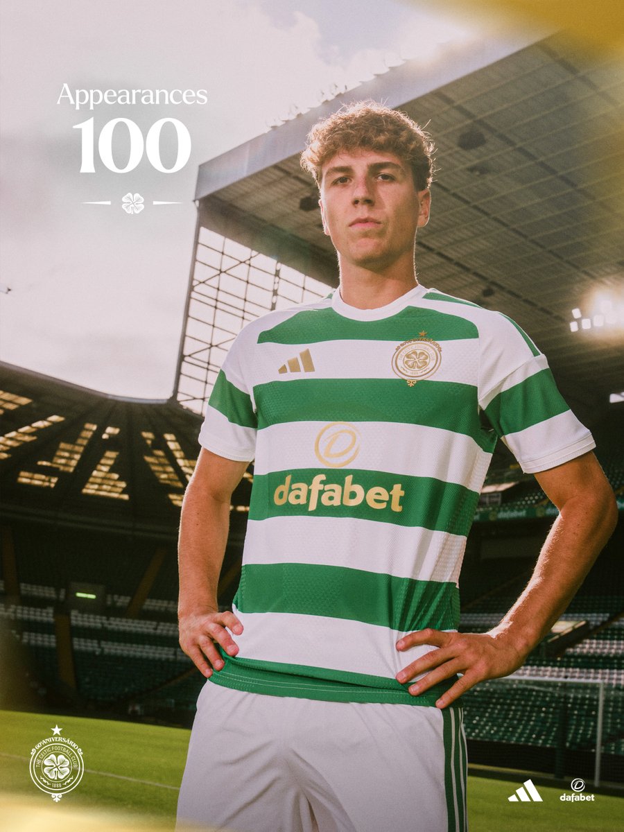 CelticFC's tweet photo. 👏 Congratulations to Arne Engels who is set to make his 100th appearance for the Hoops today 💚

#KILCEL | #CelticFC🍀 https://t.co/T3YfMCm3Zf