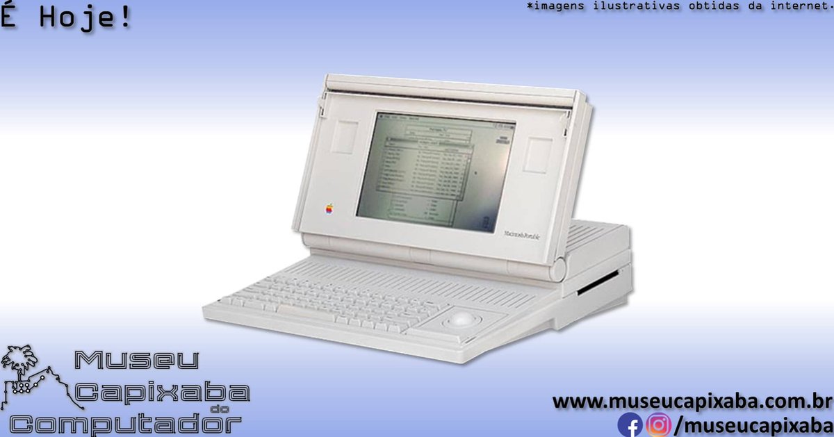 museucapixaba's tweet photo. É hoje! O primeiro e-mail enviado do espaço faz 35 anos!
+em https://t.co/gJ05Pbha9E
#MuseuCapixaba #mcc #éhoje #museu #tecnologia #retro #ES #retrocomputing #NASA #MacintoshPortable #JamesAdamson #ShannonLucid #MarciaIvins #JohnsonSpaceCenter #Apple #AppleLink #Email #Internet https://t.co/Wu462ydFoL