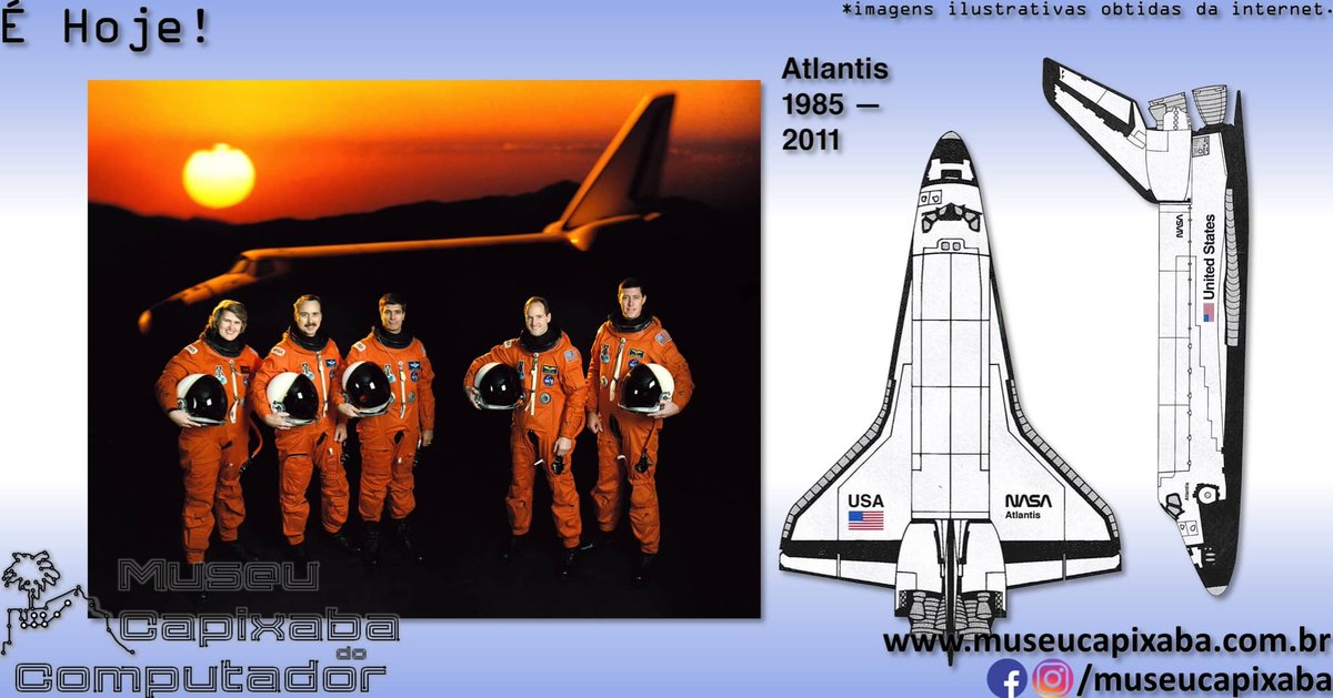 museucapixaba's tweet photo. É hoje! O primeiro e-mail enviado do espaço faz 35 anos!
+em https://t.co/gJ05Pbha9E
#MuseuCapixaba #mcc #éhoje #museu #tecnologia #retro #ES #retrocomputing #NASA #MacintoshPortable #JamesAdamson #ShannonLucid #MarciaIvins #JohnsonSpaceCenter #Apple #AppleLink #Email #Internet https://t.co/Wu462ydFoL