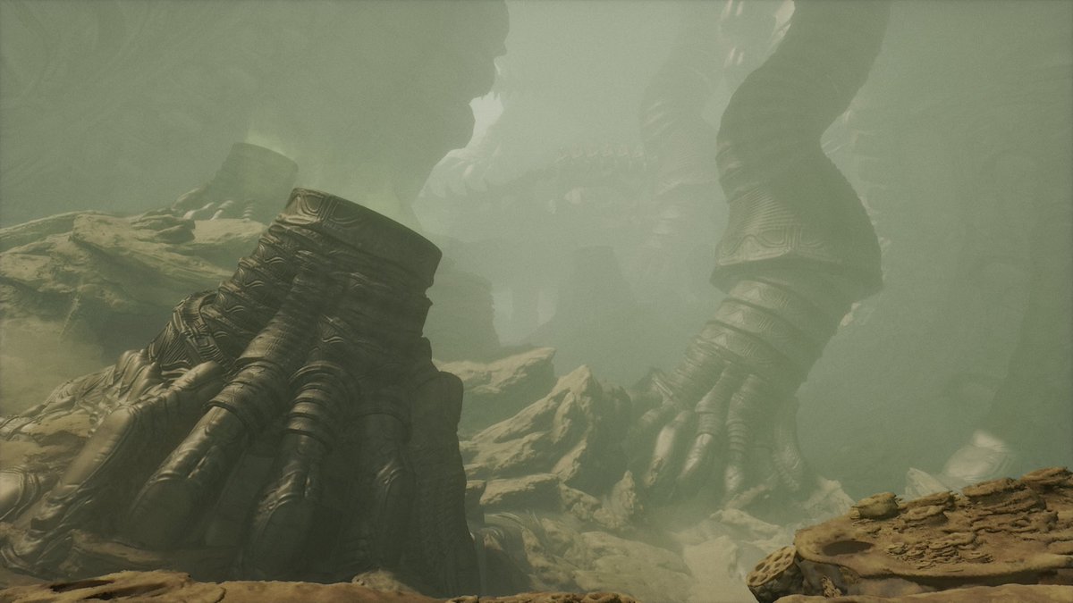 Loguardsoule's tweet photo. Getting the hang of substance painter and importing back to blender, these assets re looking pretty VILE, hoping to replicate the style I first developed in Dreams as shown in the last two photos. #Blender #VILEGame https://t.co/z35lMZuW2Z