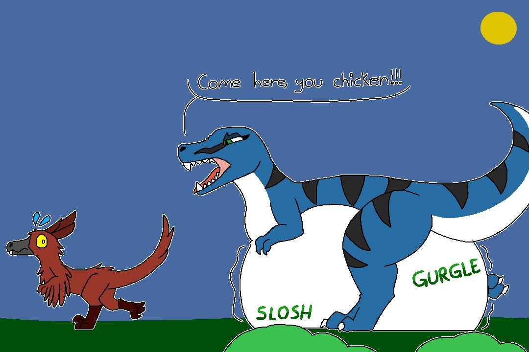AWhiteDerg's tweet photo. I didn't get to post this on time yesterday but I can now

Seems like the hungry T. Rex is still chasing after the last raptor of the pack https://t.co/toi4txAVBO