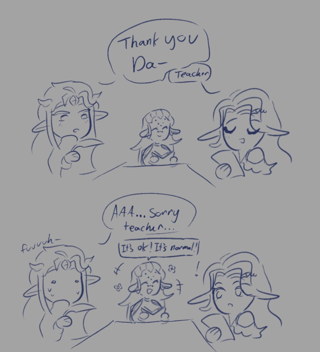 Oni_Wah's tweet photo. Long distance AU doodles 🍃, 🌊, 🌳 
#Firewind #Seamoon #millennialtreecookie https://t.co/5cCl741gTj
