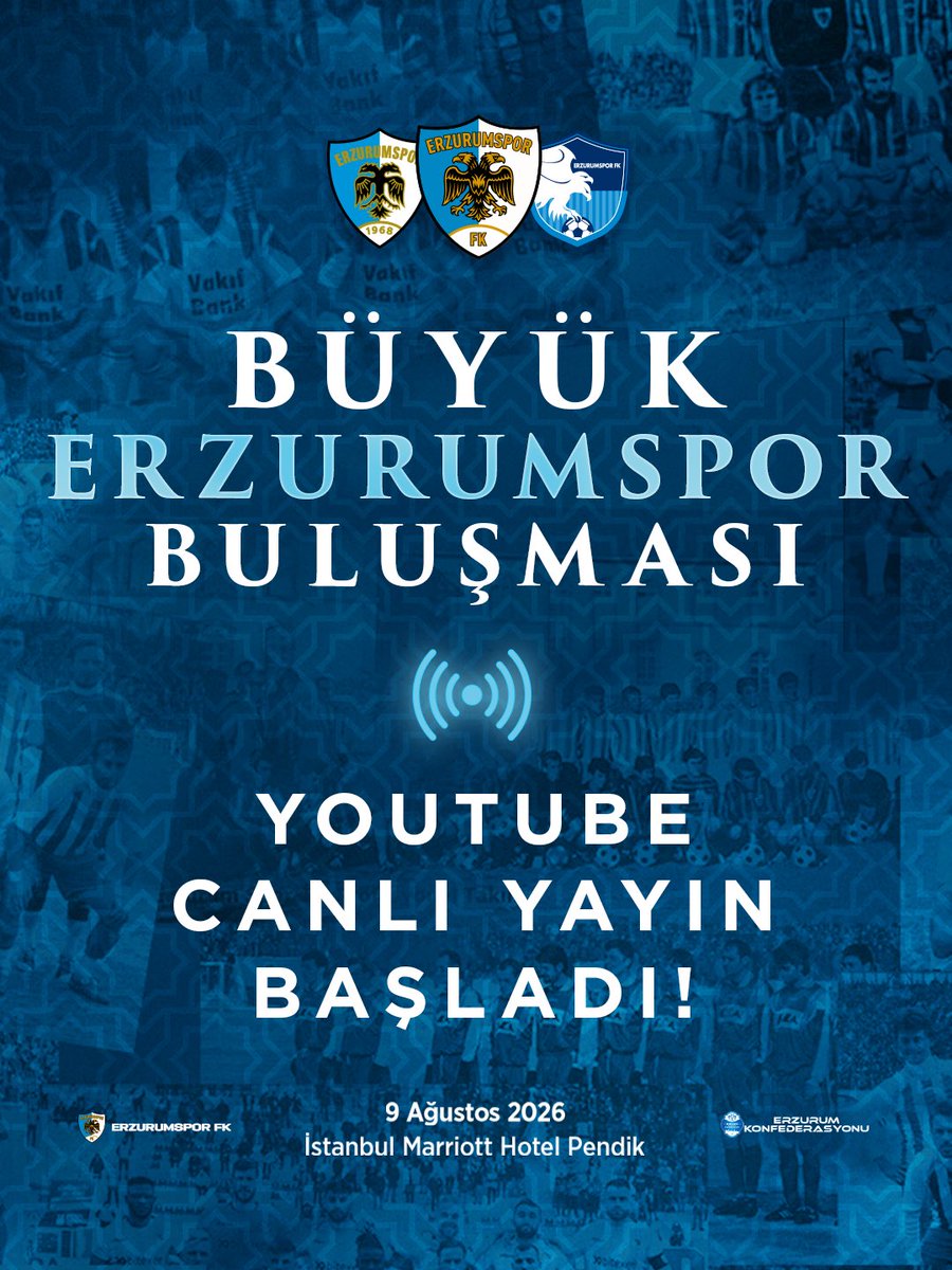 Erzurumspor's tweet photo. Büyük Erzurumspor Buluşması 🔥

Linkten takip edebilirsiniz. 

https://t.co/farUOo5zBP https://t.co/cMTQVgIyko
