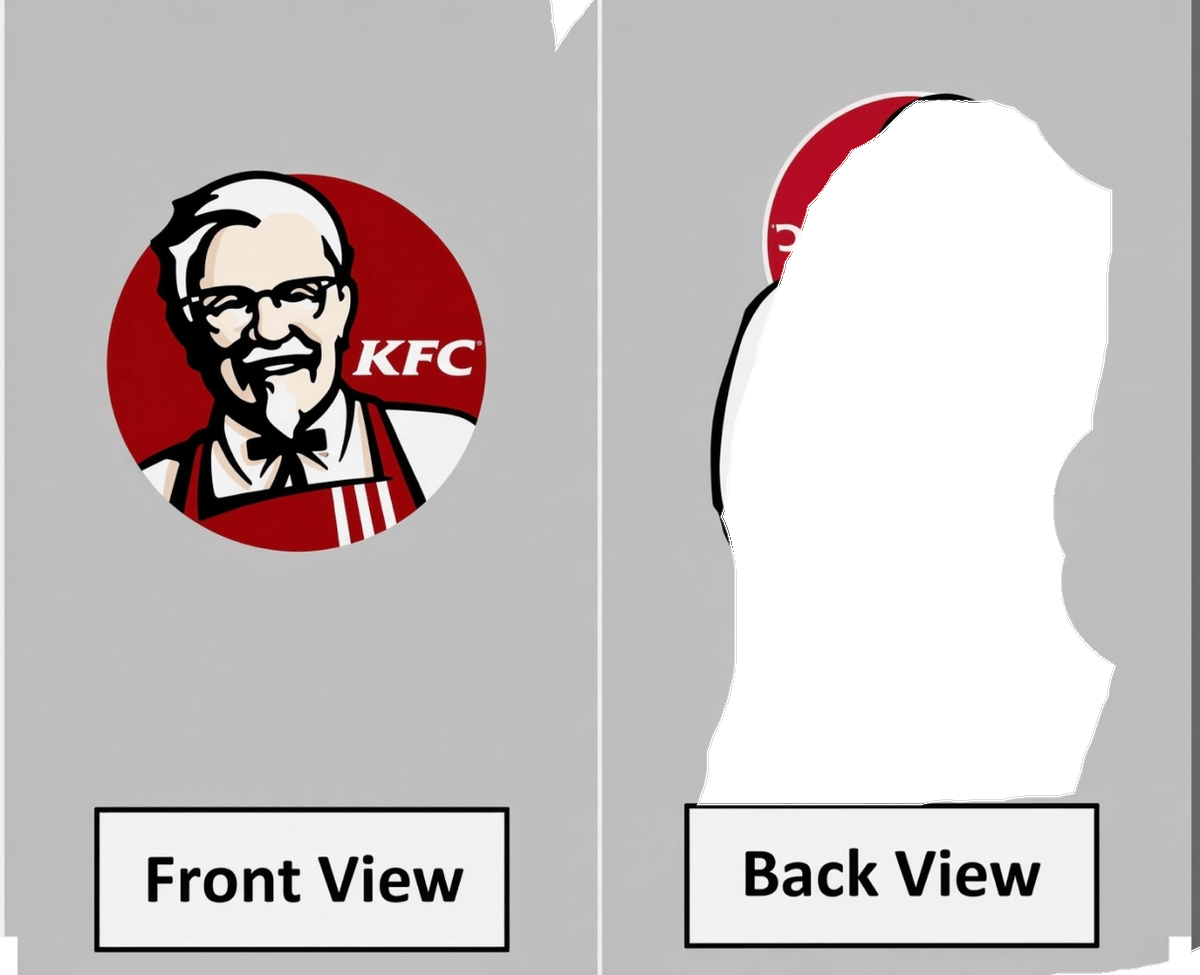 Somthinqx's tweet photo. KFC Logo https://t.co/aR1EISmcEX