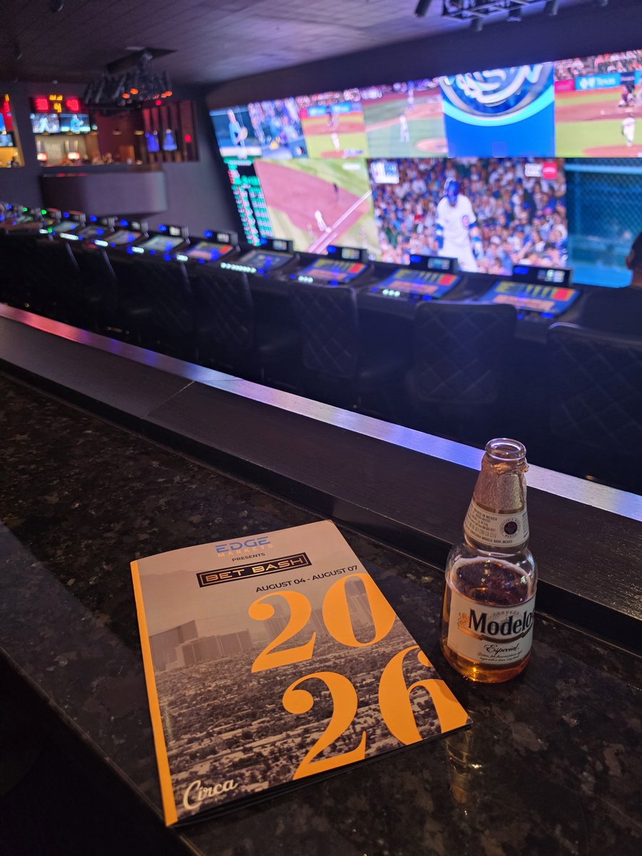WorldSportsEX's tweet photo. Still processing our first ever @bet_bash. What a whirlwind.

Thanks to @capjack2000 and his tips, we were well prepared. Thank you to @spanky and his amazing team for making us feel so welcome. @CircaSports,  @CircaLasVegas and @DerekJStevens were  consummate hosts. We can understand why people come back year after year. 

Fantastic to reconnect with people from our past and to make new friends. 

Great meeting @FightOnSpooky  @jonlerner @andrewcourt1 @halfkelly @astraffon @irishro @4castersbet @davehill77 @Bockino @PatrickE_Vegas @RoxyLasVegas @chadmillman @billsperos @andrewssports @PromoCactus and so many others. 

See you at BetBash 2027!