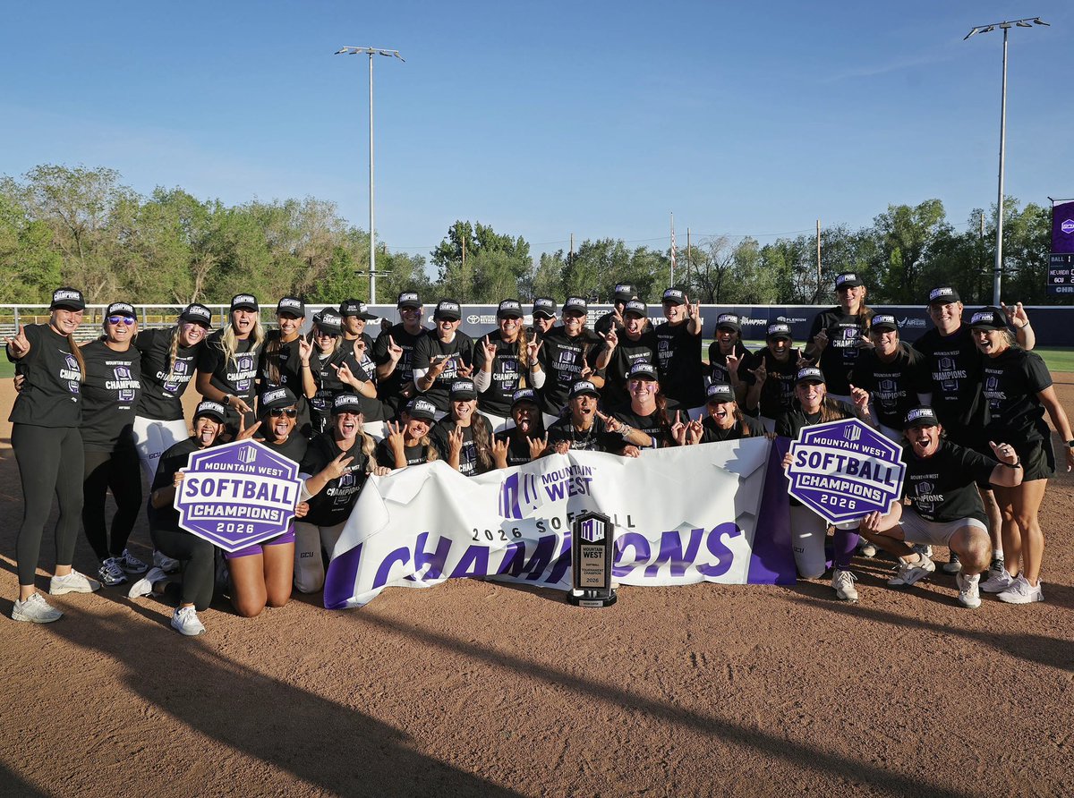 D1Softball's tweet photo. Reigning Mountain West champion Grand Canyon is set to host the 2027 Mountain West Championship.

Check out the full 2027 Mountain West schedule⬇️
🔗 https://t.co/KctDmAIxXa

@GCU_Softball x @MountainWest https://t.co/ZEejXtWGnQ