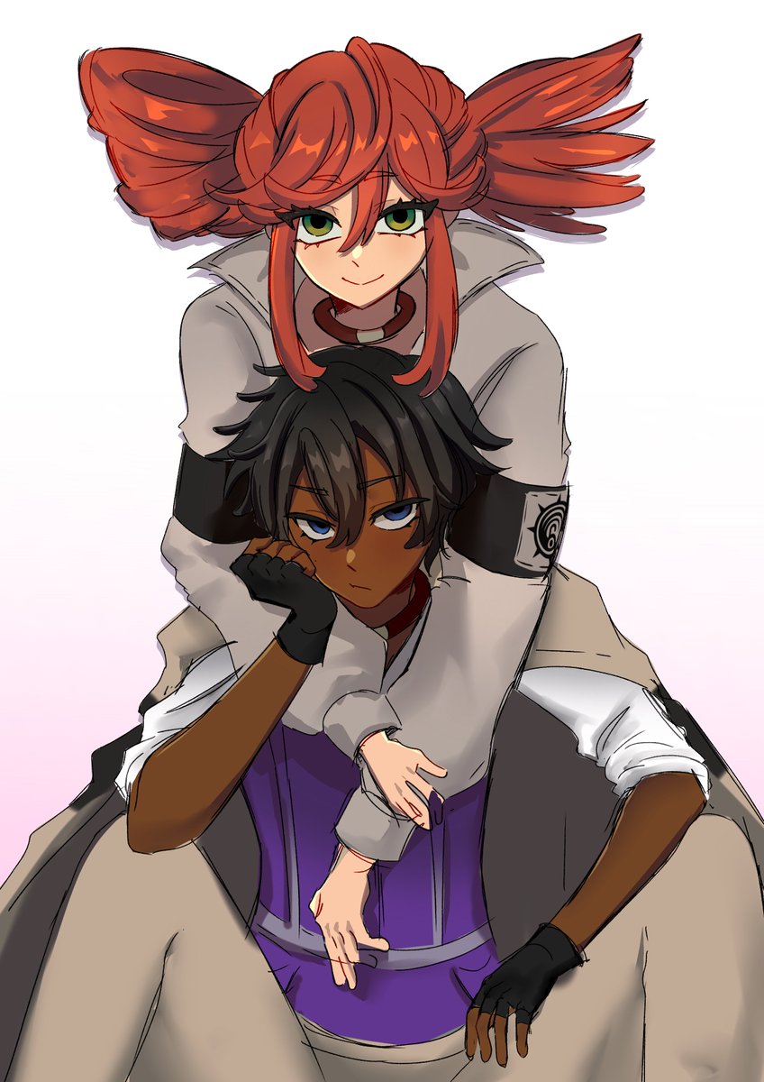 CuttingnRuling's tweet photo. No matter how bothered he gets, he can't bring himself to push her away 

🎨: @/whiichanu (vgen)

#gachiakuta #gachiaoc #riyoreaper #cuttingedge #yumeship #ocxcc https://t.co/YqvUKtaCHe