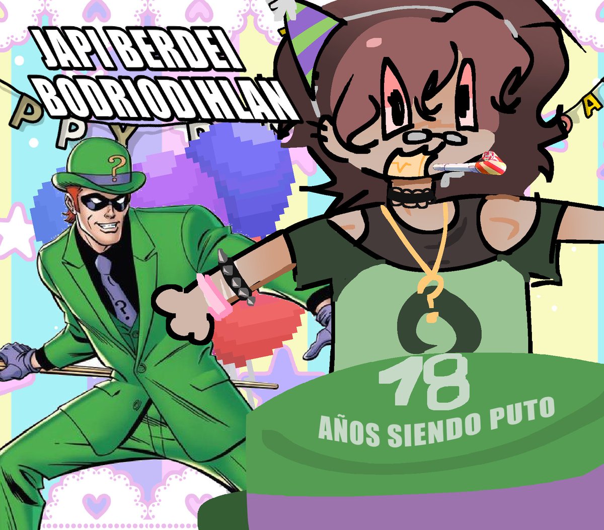 Boydidwhat's tweet photo. Finalmente.
HOY ES MI CUMPLEAÑOS
(Legally cuz when my family registered me the fucking system just gave up and registered me this day instead of July 21 lolololol) https://t.co/Hn1gmbMRTp