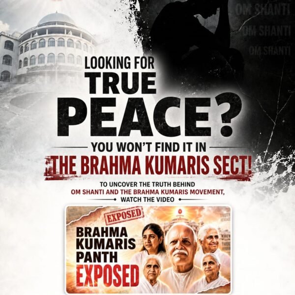 sheetal037's tweet photo. #ब्रह्माकुमारीपंथ_का_पर्दाफाश Questions arise whether the Brahma Kumaris sect is influenced by spirits.

Q To discover the entire truth, watch the video titled

'BRAHMA KUMARIS PANTH EXPOSED'

available exclusively on the

Factful https://t.co/375PMYinfH
