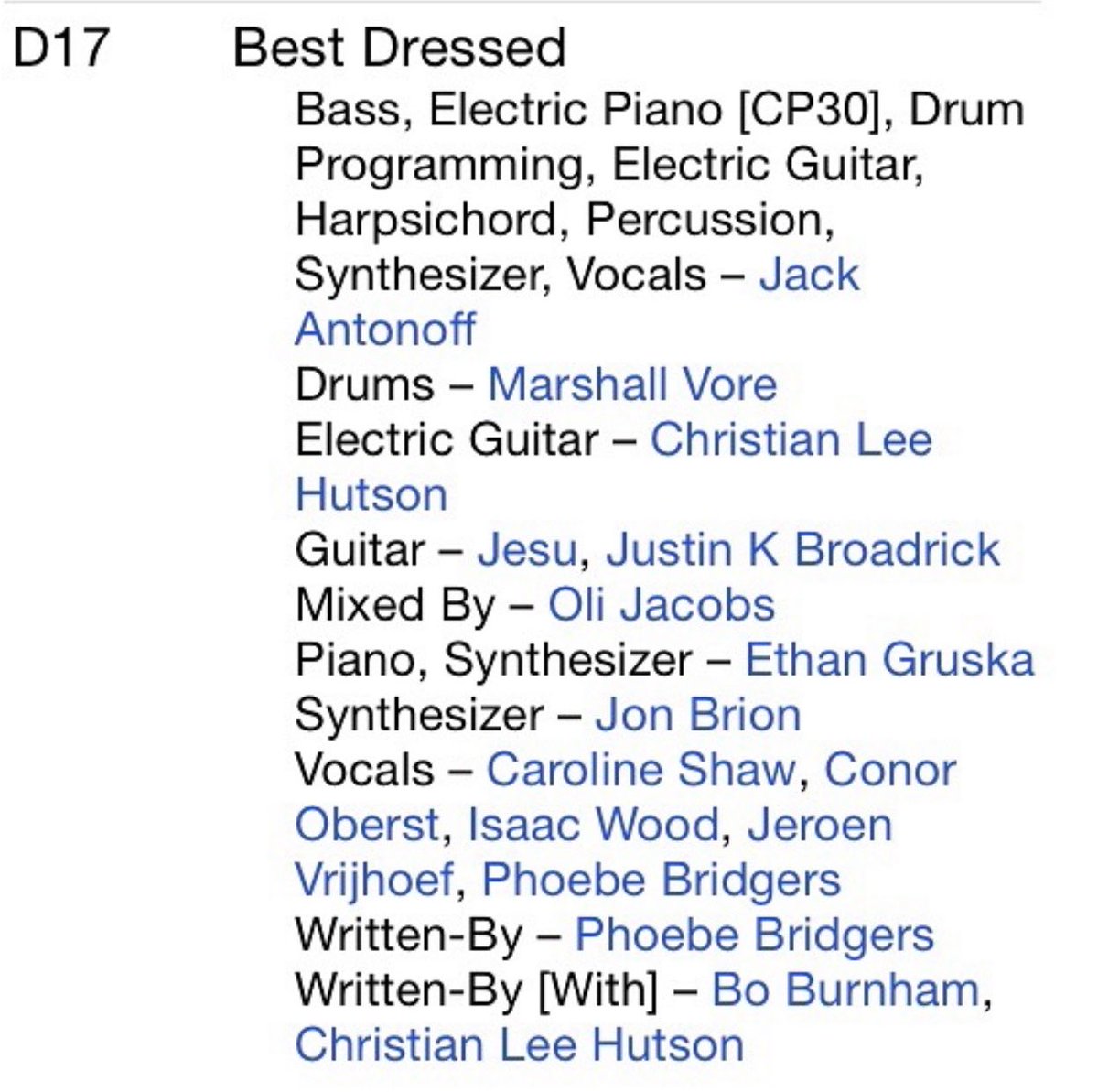 raspberhrriies's tweet photo. ⚠️ LOST WEEKEND SPOILERS 

looks “best dressed” might be a secret track on phoebe bridgers’ upcoming album!!

+ with vocals from conor oberst and isaac wood!! https://t.co/1TIgenWUK4