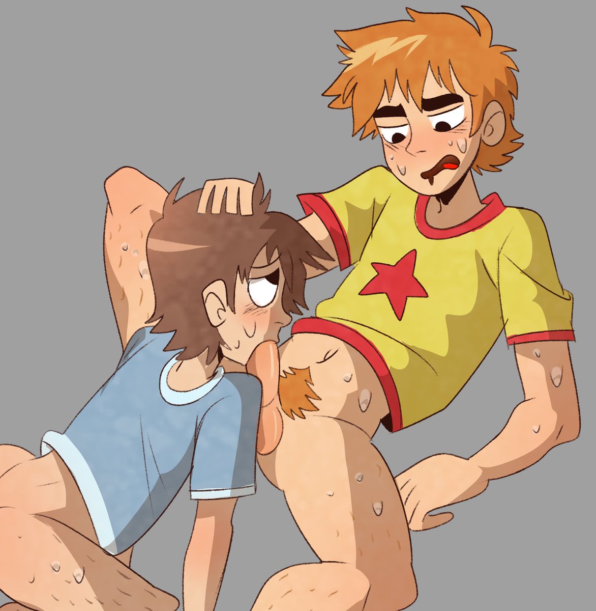 penesinilo's tweet photo. Scott and Neil #scottpilgrimnsfw #nsfw #gayporn https://t.co/ewiwnHP14Z