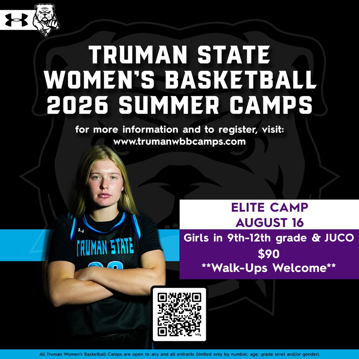 trumanstatewbb's tweet photo. We’re looking forward to having many future DAWGS at our last Elite Camp of the year!!

Reminder that this camp is open to ALL high school and JUCO players!

Sign up at https://t.co/ofUAAJ7rGa https://t.co/heiqtHW3Zp