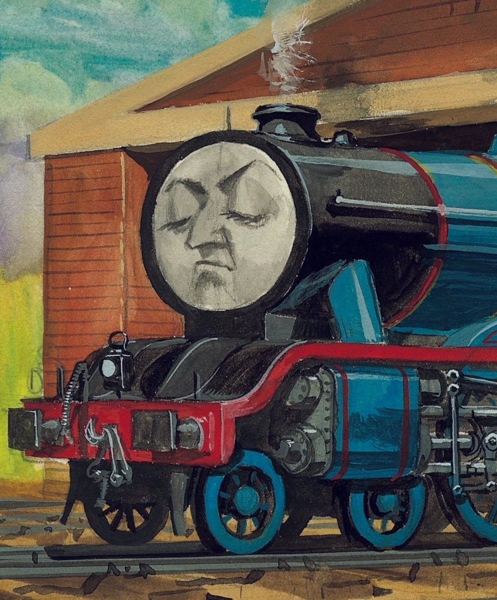 cinnabowlii's tweet photo. we should normalise giving all the engines eyelashes, even the male ones

the RWS did it too, if you squint https://t.co/vj0vaRP9BG