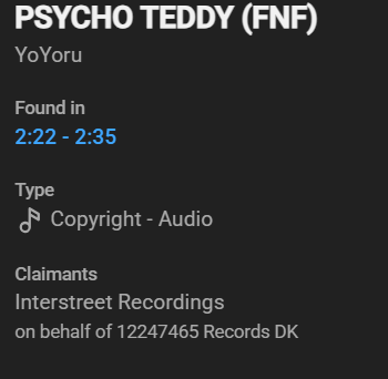 toastyfriez_'s tweet photo. Hey @joadash_ I'm getting copyrighted on a video for using Blissful Erect despite the fact that the claim isn't coming from an official upload of the song

This isn't a big deal since I'm not monetized or anything but I thought it'd be important to say somethin https://t.co/QtxlZi0LVT