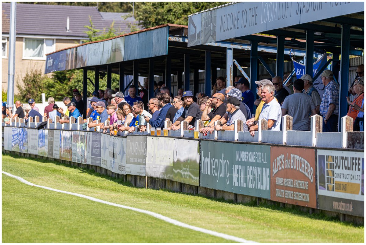 ClitheroeFC's tweet photo. Loom Loft, - LOFT LOGIK - Brian Dent Limited - New Inn - The Pitching In Northern Premier League

#Letsgoblues! https://t.co/VoWNjxkuWL