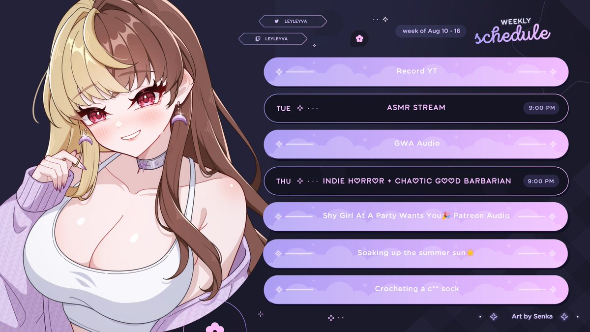 LeyLey_VT's tweet photo. Busy week ahead! We got a new indie horror game, The Stoneville Incident, that will capitalize on one of my biggest fears: Home Invasions😭 Drop by Thursday to hear me scream🥹💜 https://t.co/jAzgsFu6lt