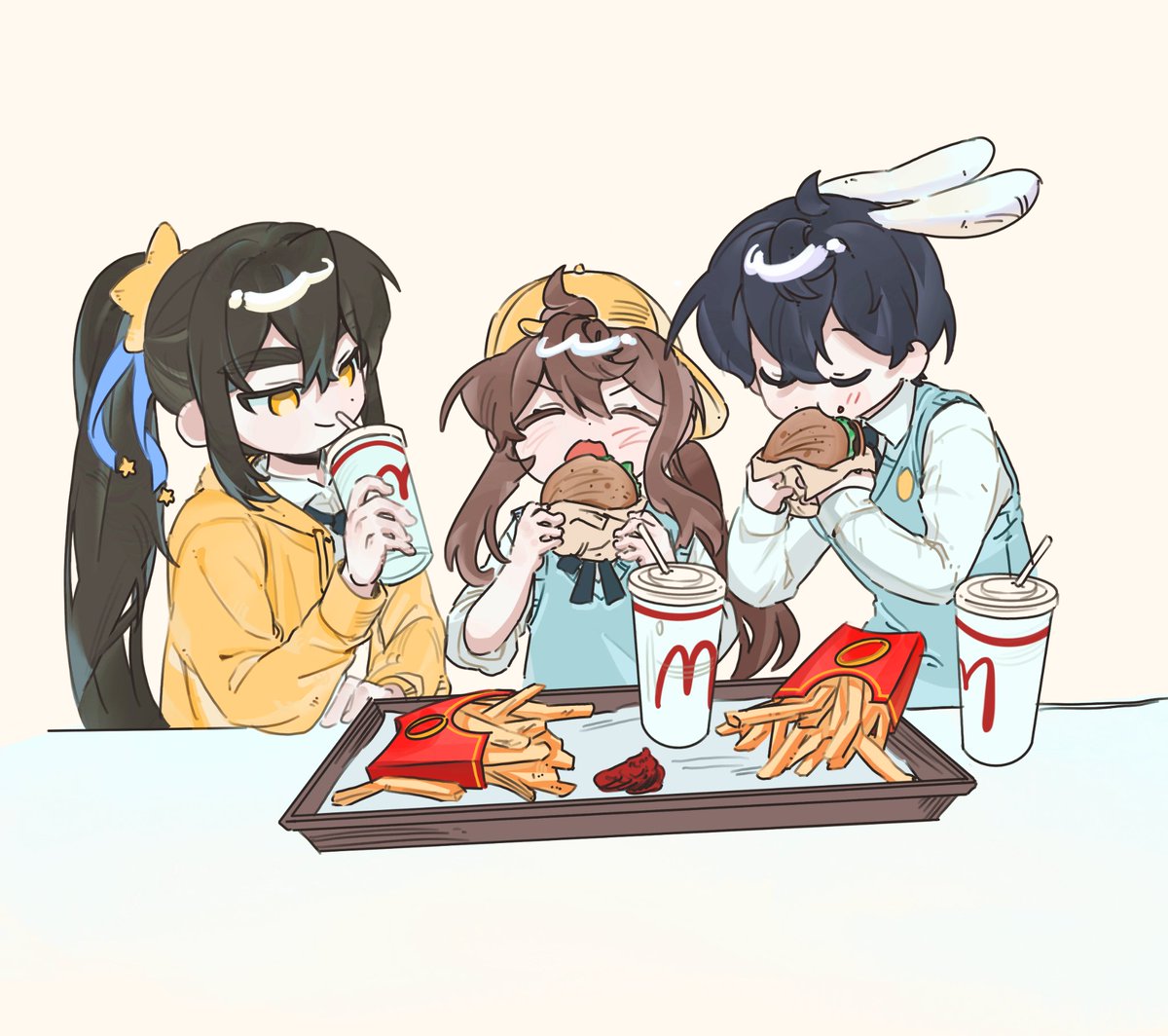 Checkmate_125's tweet photo. 원년조 햄버거 나왔습니다! https://t.co/rmohJ1mnyJ