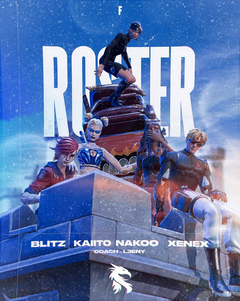 BornToRyze's tweet photo. Nous sommes très fiers de vous annoncer l’ouverture de notre centre de formation 🏆

Bienvenue à vous tous : @KaiitoFnbr, @BlitzElBg, @nakoo_fn, @xenexftn ! Sans oublier notre coach @l3enyFN 🤝

#BornToRyze 💙🤍 https://t.co/7TFI4SU6ap