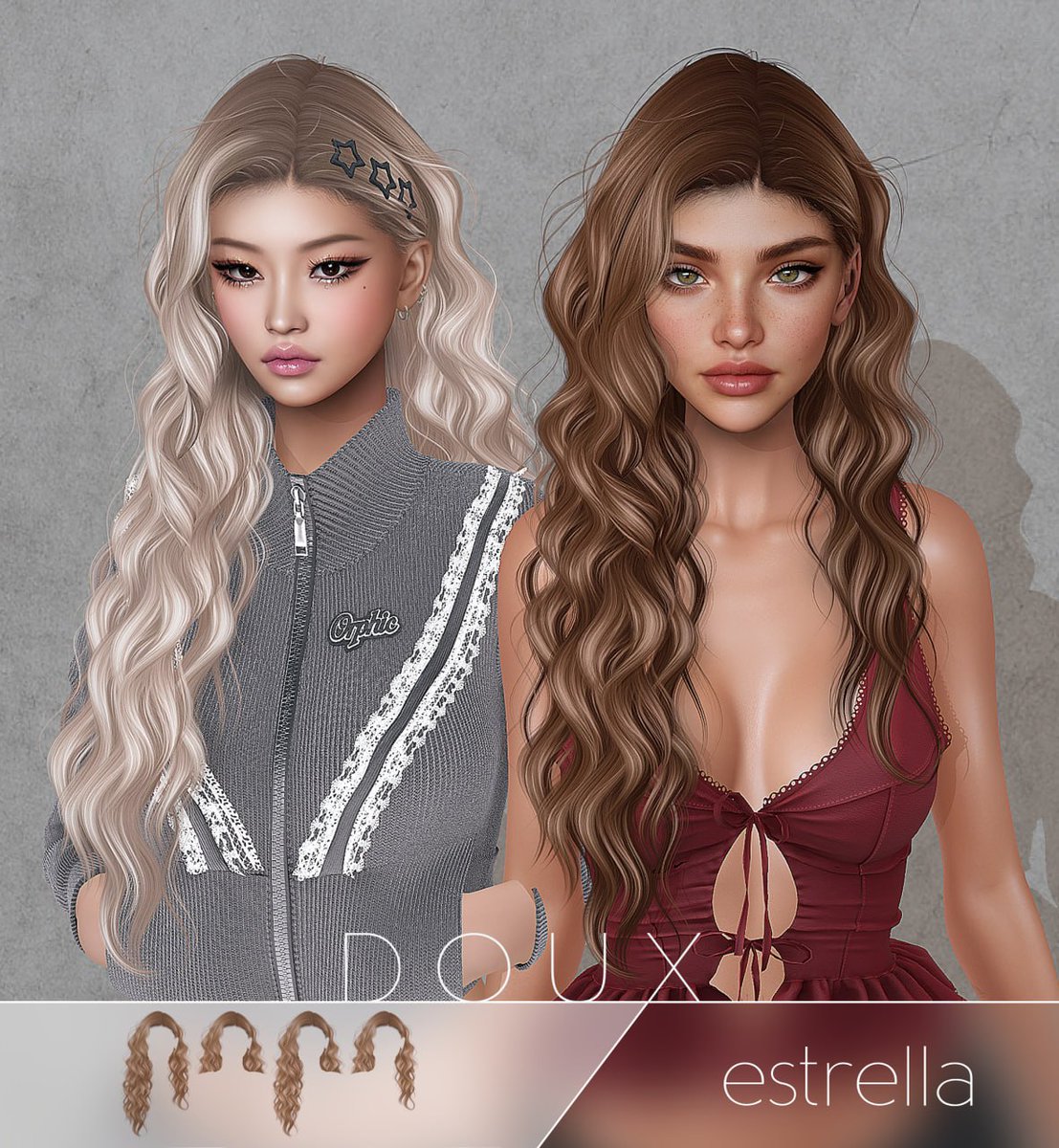 ryan_kruzX's tweet photo. ✨ NEW RELEASE ✨
DOUX Estrella Hairstyle 💗
Equal10 - 8/10

https://t.co/mZlN6VHxfS https://t.co/roCuj46P72