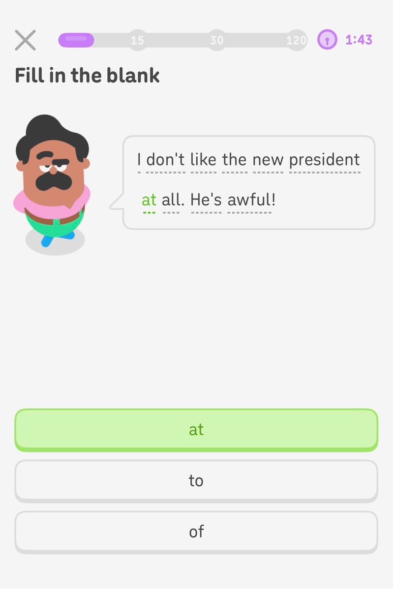 libsoftiktok's tweet photo. INBOX: A prompt on @duolingo for children

I bet they would never have this prompt if Biden was president

They know exactly what they’re doing https://t.co/m0I3nNeCxL