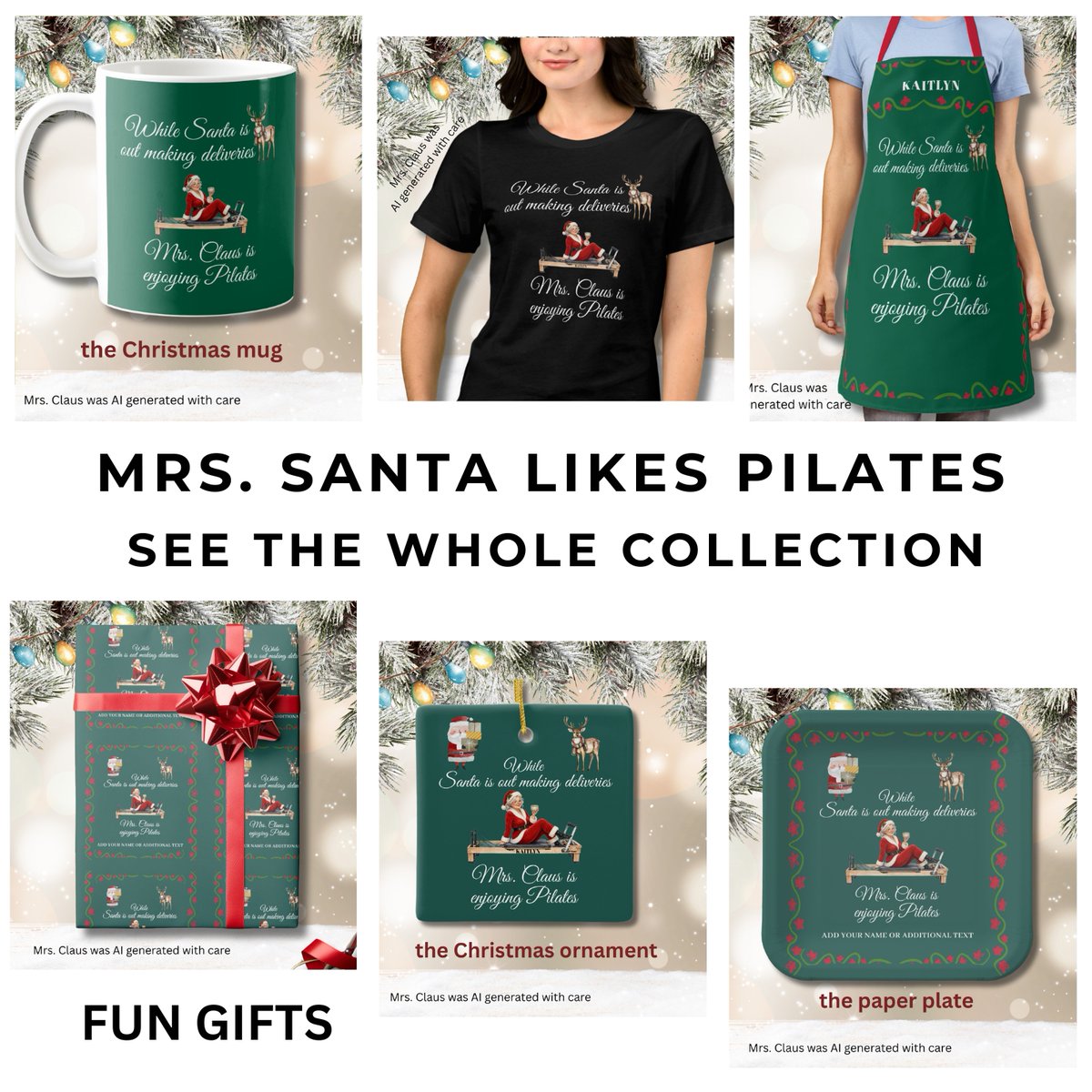 RMLady's tweet photo. MRS. SANTA CLAUS ENJOYS PILATES -- A collection of fun gifts. LINK: https://t.co/bnprqbu8c2. https://t.co/Hb80OMf8OH
#pilatesthemechristmasgiftsforher #pilatesthemechristmasgiftsformom #pilatesthemechristmasmug #pilatesthemechristmastshirt #pilatesthemechristmasapron https://t.co/6BTstxotar