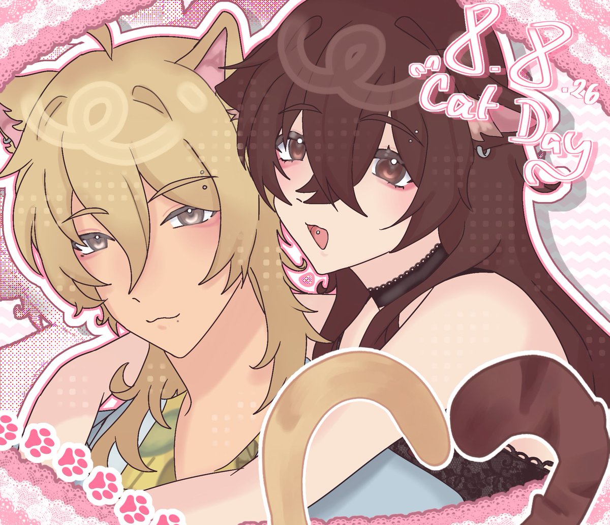 yaminomermaid's tweet photo. cat day kaoida i forgot to post👼

#enstarsyume https://t.co/iKj63aeZgk