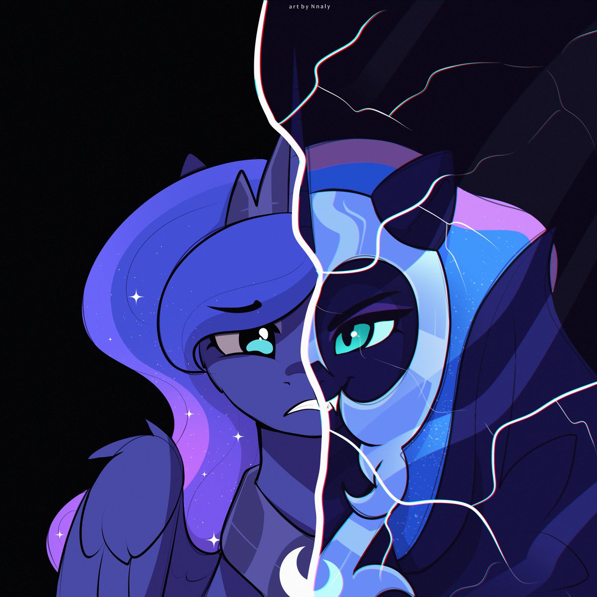 NnalyArt's tweet photo. Day 341 of drawing Princess Luna 

#mlp #mylittlepony #dailyluna https://t.co/7SLIZwcFAd