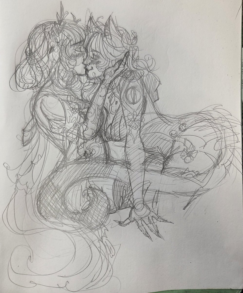 TyanSophy's tweet photo. Warm up doodle
I MISSED DRAWING THEM 😭

#ciphlaea https://t.co/SSAji6pOoA