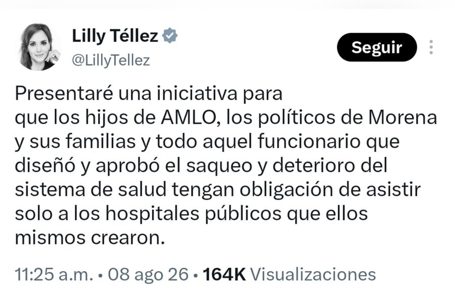 Insurgente_X's tweet photo. Agréguele una cláusula: Que los políticos también usen las ambulancias usadas q "donaron".

Pero primero señora @LillyTellez debe asistir al Senado, ya son muchas ausencias. https://t.co/nKlrOC1IUq