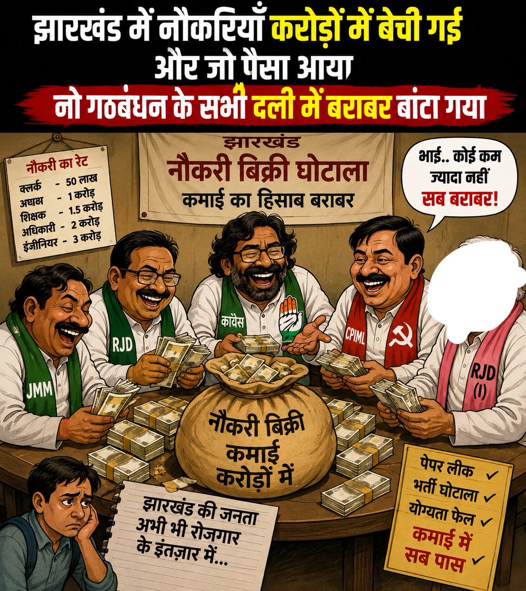 RajkumarSi11048's tweet photo. @jpsin1 कद्दू कटेगा तो सब में बटेगा। https://t.co/n6Gyd7BAGQ