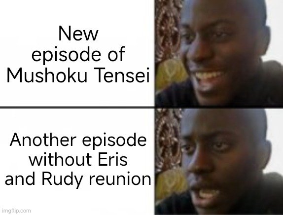 ReviewerEpisode's tweet photo. My main frustration for this season, because I really want to know what would happen in that moment. The story sure takes its time with that.... #mushokutensei #無職転生 https://t.co/BEPa2jFt9c