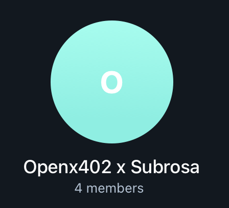 openx402stellar's tweet photo. had a very productive conversation with @kaptan_web3 on the future of Subrosa as well as Openx402. exciting things ahead 👀 https://t.co/3yRWMykMwZ