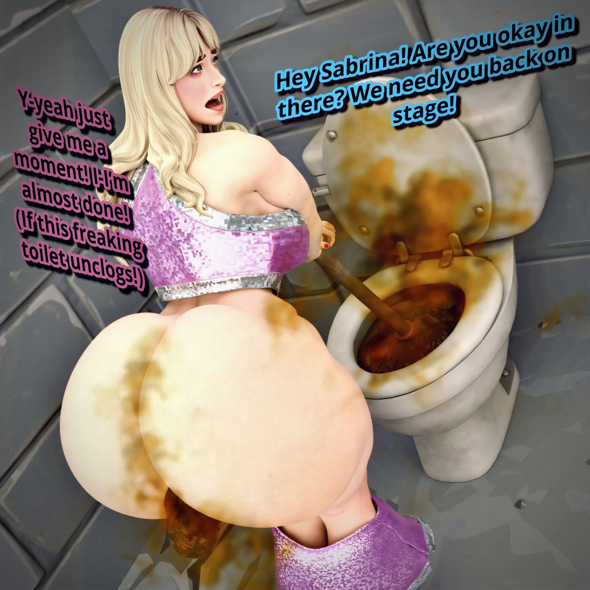 TayyTayy3D's tweet photo. Scatbrina Poopenter https://t.co/t01rJ8upyQ
