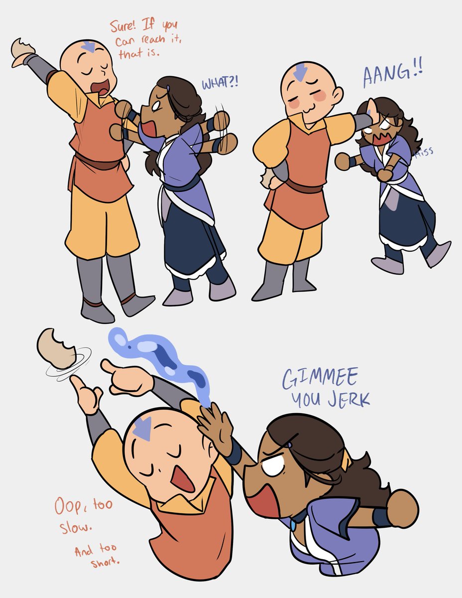 caroliner_draws's tweet photo. get his ass Katara #Kataang https://t.co/uKv9W9ILGL