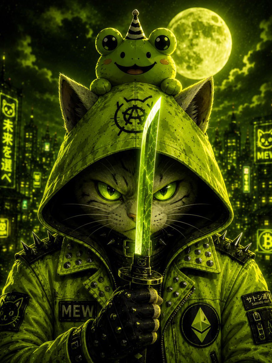 MewinHood's tweet photo. @TradePools Stay focused! $MEW is the Apex of all hooded cats on Robinhood. https://t.co/Qmweb9ISxq