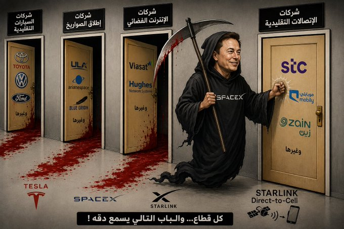 Mkmanly_'s tweet photo. ستارلينك تجهز خدمة اتصالات لتنافس شركات الجوال

تغطية الكوكب كامل بنهاية ٢٠٢٨

لازم شركات الاتصالات تستثمر في الاقمار الصناعية و الشبكات غير الارضية https://t.co/KgPs6m1tvF